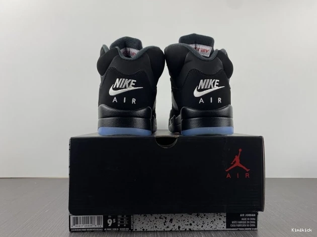 metallic 1501 Comfortable jordan 5 845035- air retro black 0531